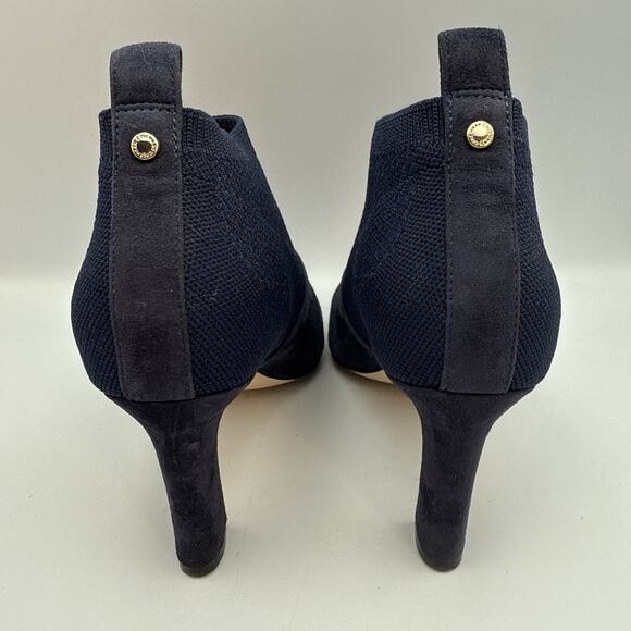 Cole Haan Grand 360 Womens Vannie Marine Blue Suede Knit Pointed Toe Heels 5.5 B - Picture 3 of 10